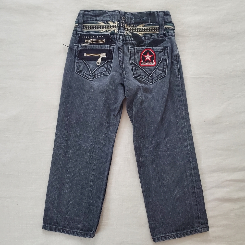 Robins Jean Designer Classic Gray Kids Jeans Toddler 3t 4t